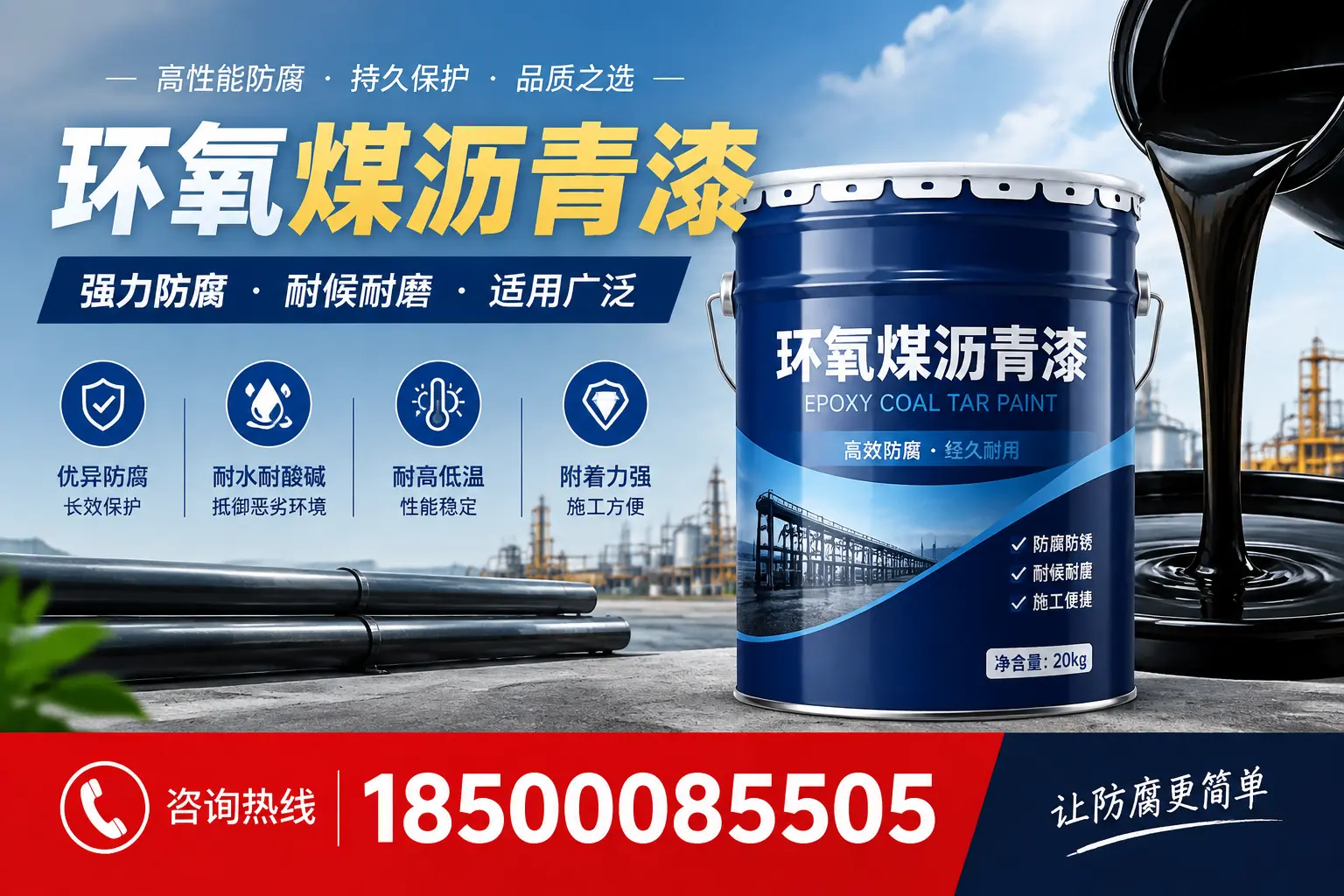 环氧煤沥青漆在不同气候条件下的表现分析，廊坊适用性